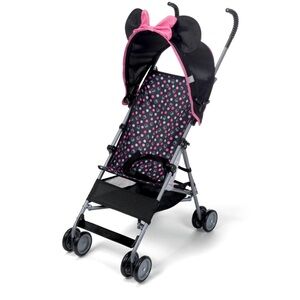 Disney Pink and Black Doll Stroller